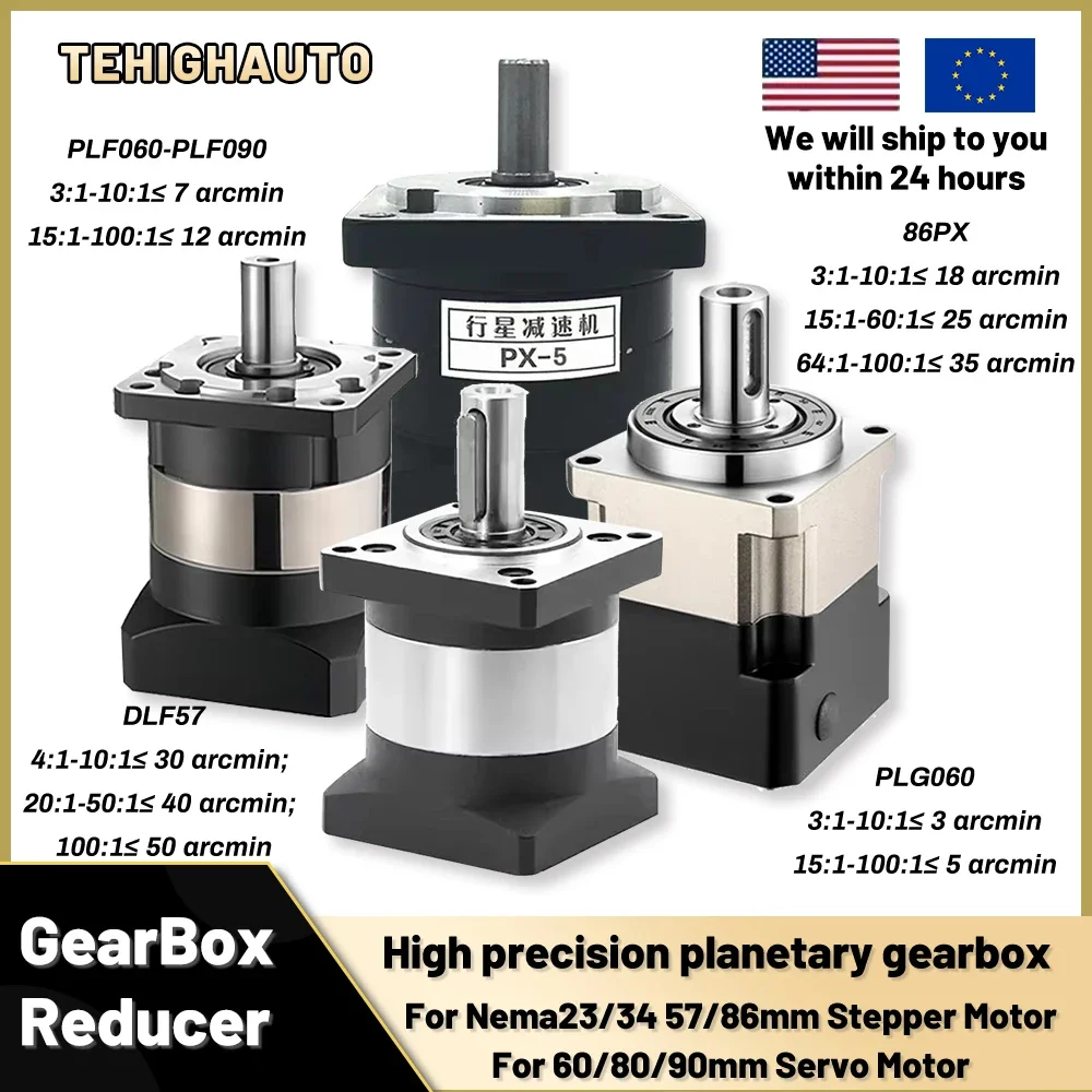 Planetary Gearbox Reducer Nema 23 34 - Réducteur planétaire d'entrée 6.35/8/11/14Mm, réducteur de