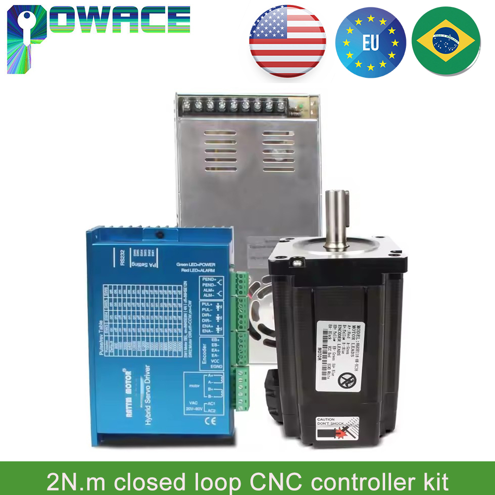 Nema 23 Closed Loop Stepper Motor Driver Kit - 【EU】 2N.m Nema23 servomoteur pas à