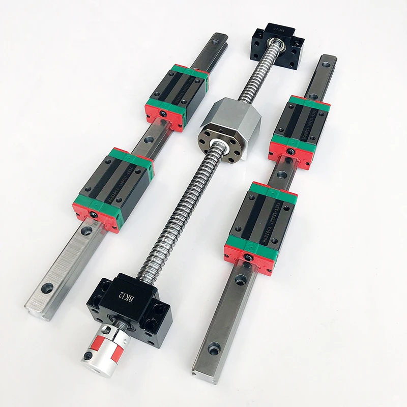 Hgr20 Linear Guide Rail Ballscrew Set - 2 ensembles de rails de guidage