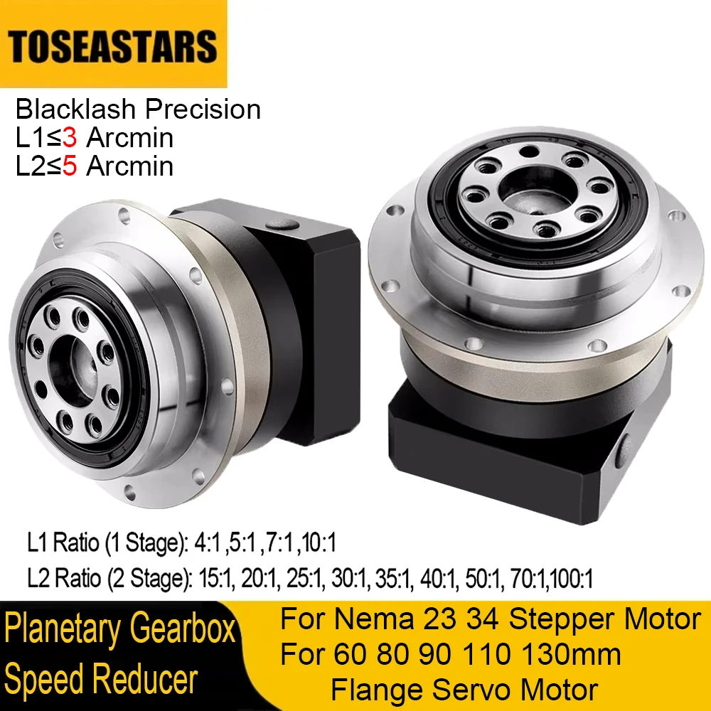 Planetary Gearbox Reducer Nema 23 34 - Réducteur d'engrenage hélicoïdal de haute précision,