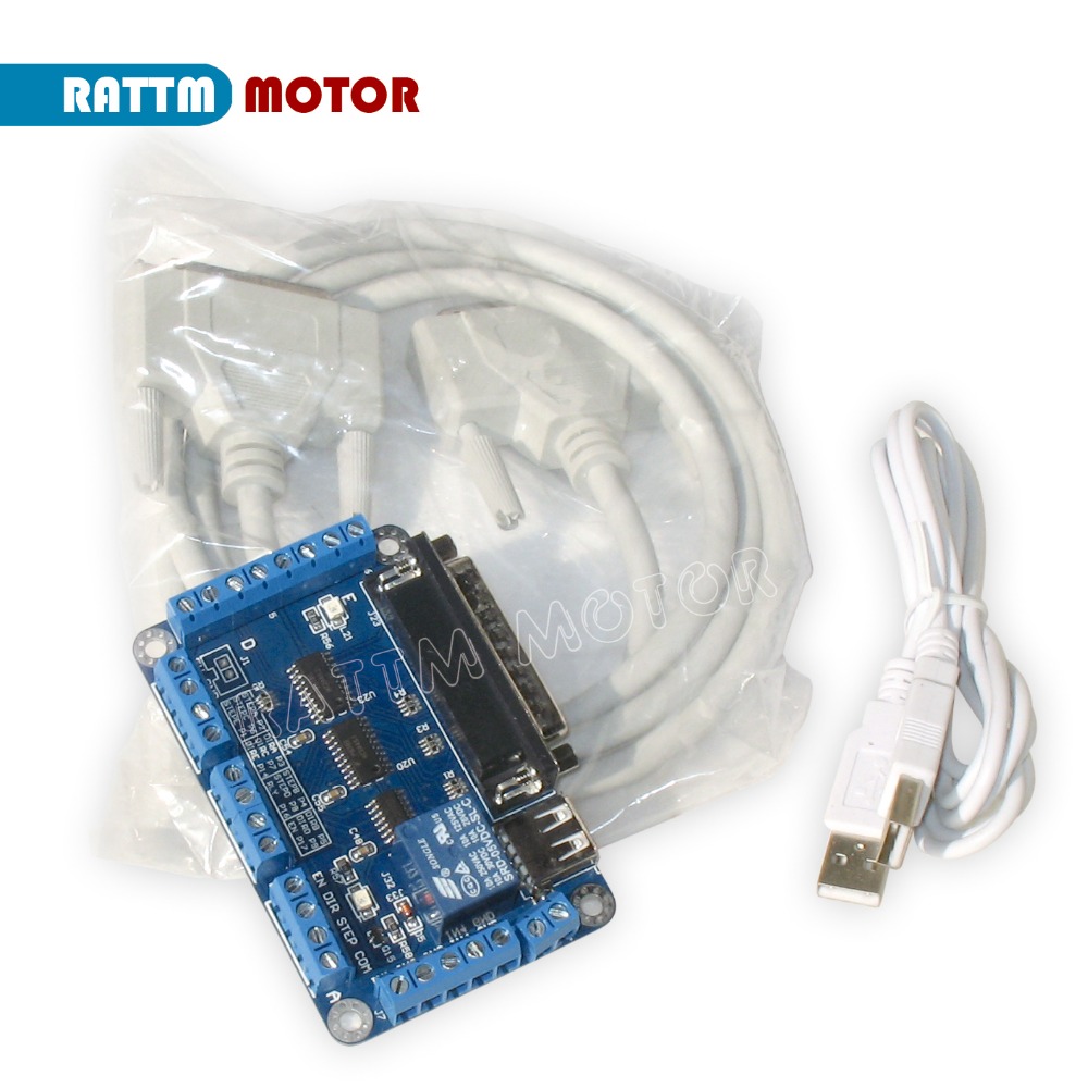 5 Axis Cnc Breakout Board Interface Mach3 - Carte d'interface CNC 5 axes type