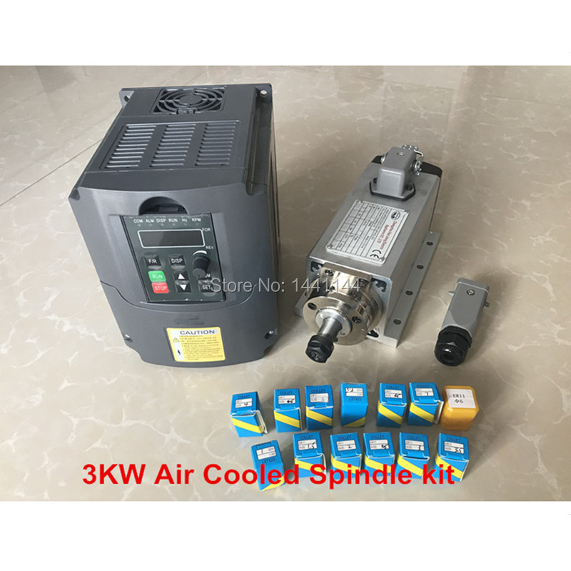 Broche refroidie à l'air, mote - Er20 Collet Chuck Spindle Motor 220V avis et prix