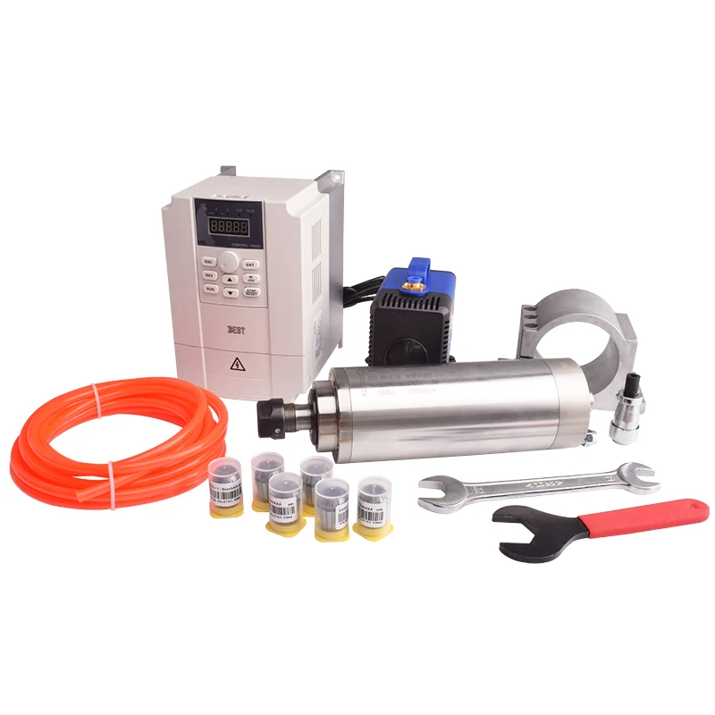 Kit de broches GDZ à prix abor - 2.2Kw Water Cooled Spindle Kit Vfd avis et prix