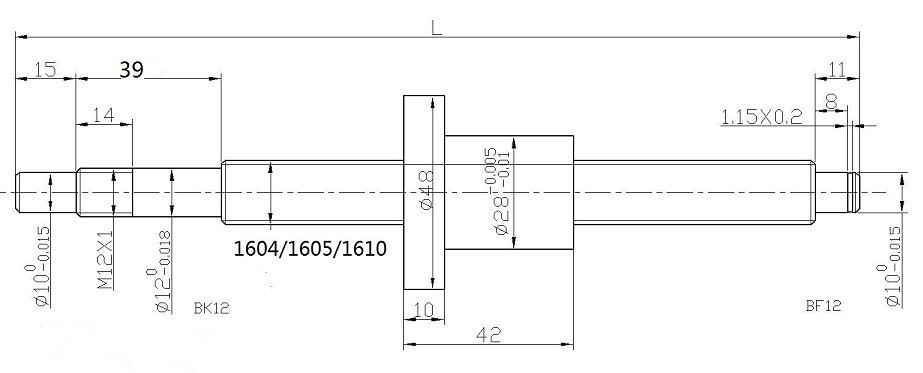 Kit CNC 6 pièces, rail de guid - Hgr20 Linear Guide Rail Ballscrew Set avis et prix