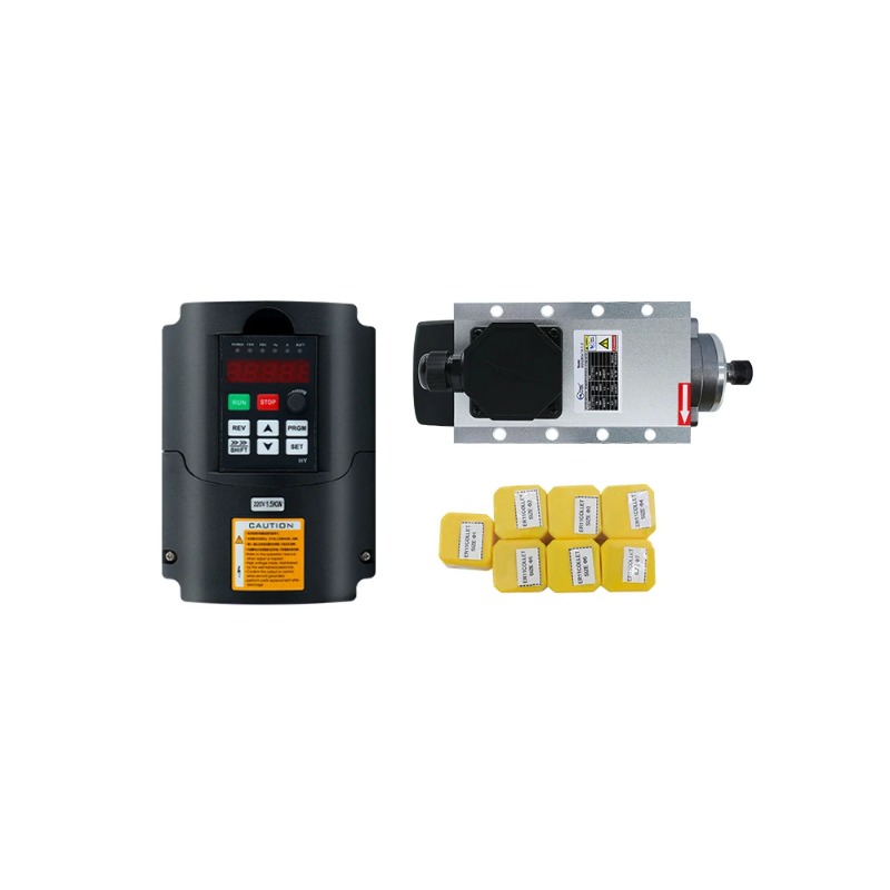 Moteur de broche refroidi par  - Air Cooled 1.5Kw Spindle Motor Inverter 110V avis et prix