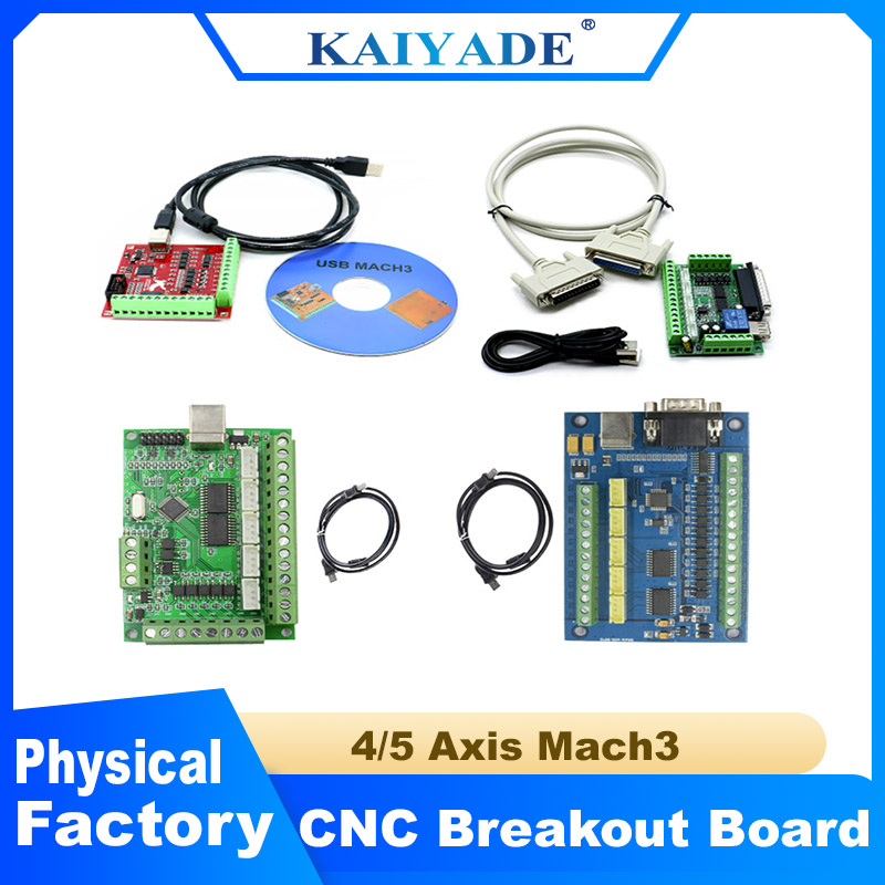 Carte de commande CNC MACH3 4  - Mach3 Usb Cnc Controller 4 Axis 100Khz avis et prix