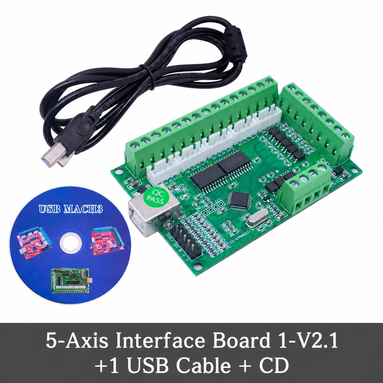 Carte de commande CNC MACH3 5  - 5 Axis Cnc Breakout Board Interface Mach3 avis et prix