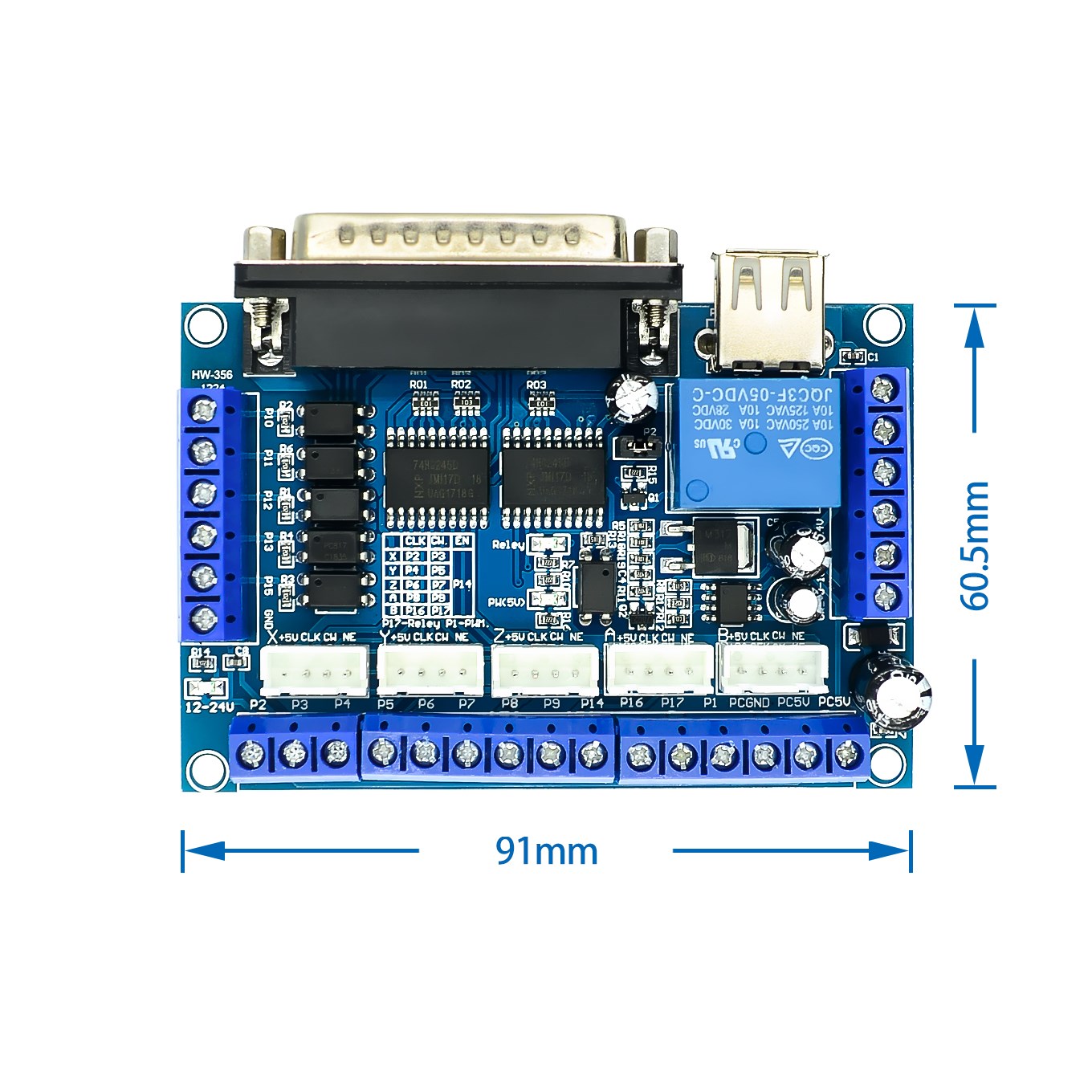 Carte de dérivation d'adaptate - 5 Axis Cnc Breakout Board Interface Mach3 avis et prix